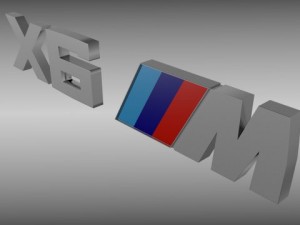 bmw x6m logo 3D Model