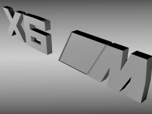 bmw x6m logo 3D Model