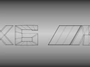 bmw x6m logo 3D Model