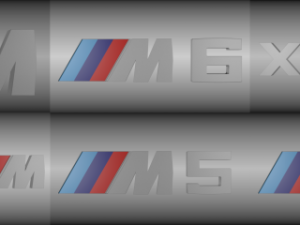 bmw m logo pack 3D Model
