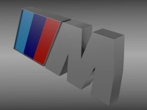 bmw m logo pack 3D Model