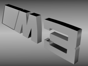 bmw m logo pack 3D Model