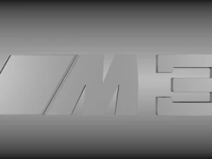 bmw m logo pack 3D Model