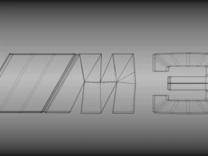 bmw m logo pack 3D Model