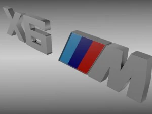 bmw m logo pack 3D Model