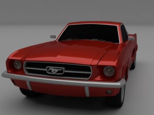 1965 ford mustang 3D-Modell