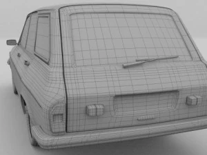 16 car megapack 3D Model