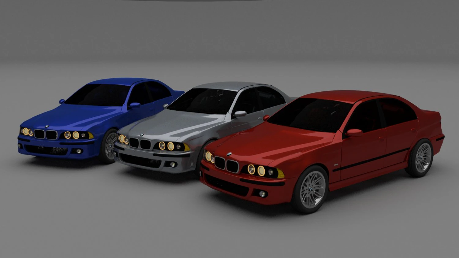 5 series bmw e39 3D Model .c4d .max .obj .3ds .fbx .stl .blend 