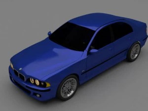5 series bmw e39 3D Model