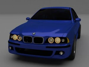 5 series bmw e39 3D Model
