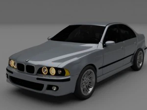 5 series bmw e39 3D Model