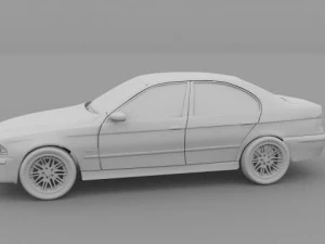 5 series bmw e39 3D Model