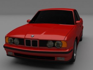 bmw 5 series e34 e39 e69 3D Model