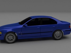 bmw 5 series e34 e39 e69 3D Модель