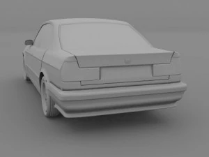 bmw serie 5 e34e39e60 bmw serie 8 e31 Modello 3D