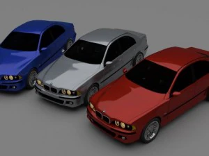 bmw serie 5 e34e39e60 bmw serie 8 e31 Modello 3D