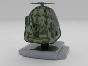 army kiddie ride 3D Model
