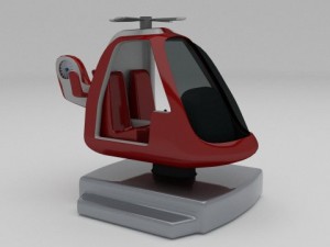 coast gurad kiddie ride 3D Model