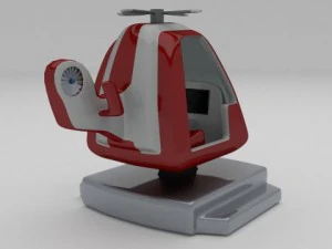 coast gurad kiddie ride 3D Model