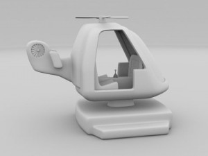 coast gurad kiddie ride 3D Model