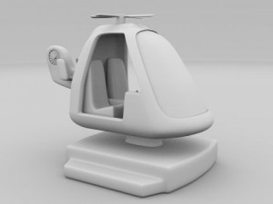 coast gurad kiddie ride 3D Model