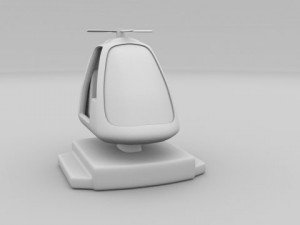 coast gurad kiddie ride 3D Model