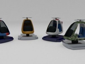 kiddie ride pack 3D 模型