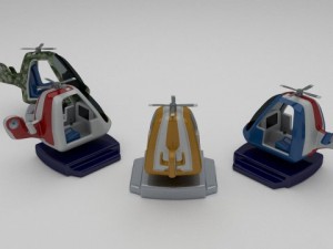 kiddie ride pack 3D 模型