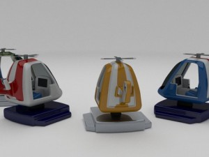 kiddie ride pack 3D 模型