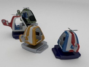 kiddie ride pack 3D 模型