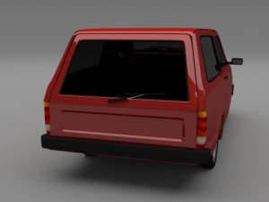 reliant robin 3D Модель