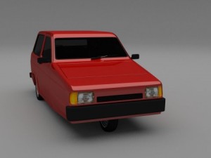 reliant robin 3D Model