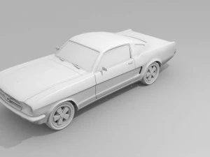 classic car collection 3D Model