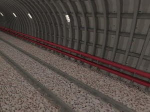 subway tunnel 3D Model