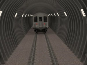 subway tunnel 3D Model