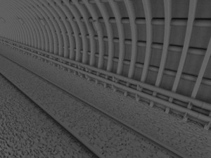 subway tunnel 3D Model