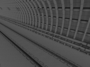 subway tunnel 3D Model