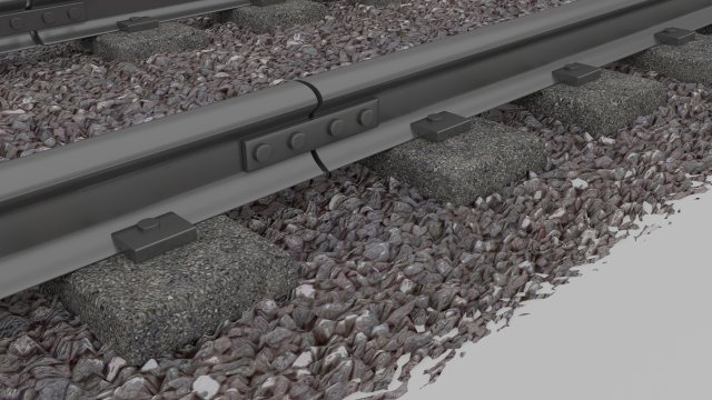 trainsubway track 3D Modell .c4d .max .obj .3ds .fbx .stl .blend
