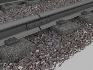 trainsubway track 3D Model
