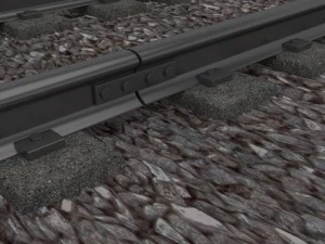 double rail line 3D Model