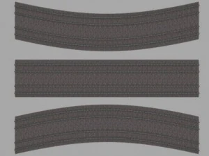 double rail line 3D Model