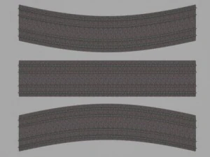 double rail line 3D Model