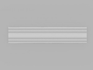 double rail line Modelo 3D