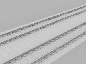 double rail line 3D Model