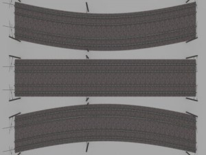 electrified train line 3D 모델