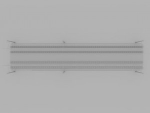 electrified train line 3D 모델