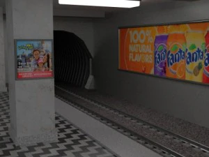 subway station 3D Model