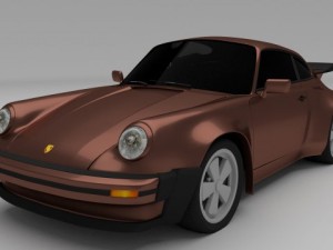 1975 porsche 911 930 3D Model