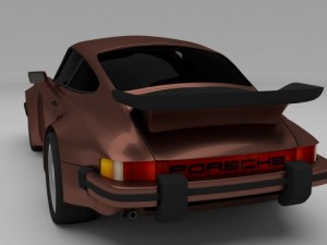 1975 porsche 911 930 3D Model