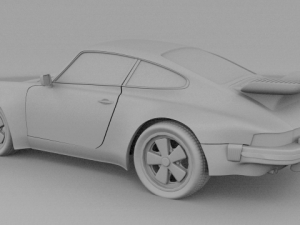 1975 porsche 911 930 3D Model